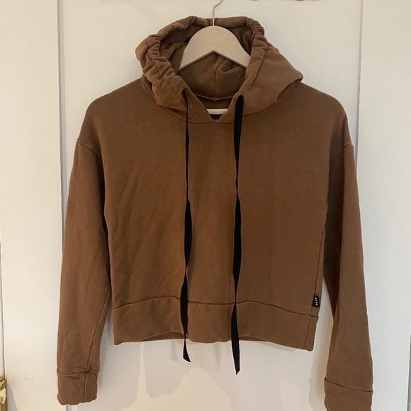 Cropped hoodie sweatshirt - Picture 1 of 2